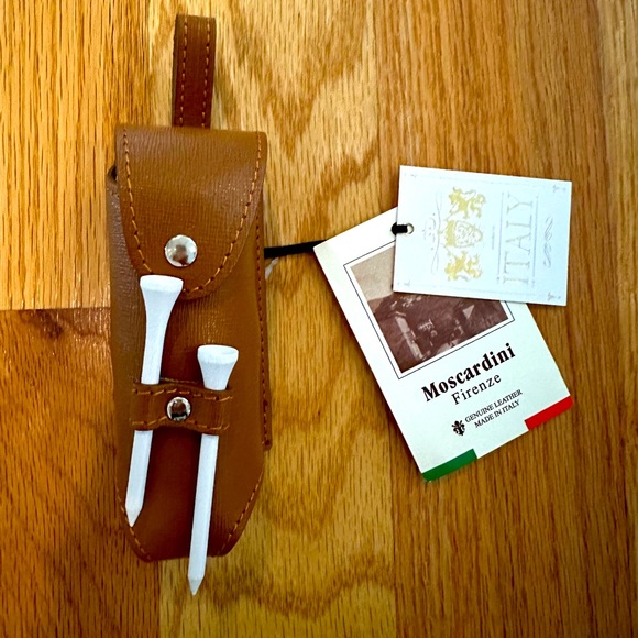 Other - NWT Leather Golf Ball Holder